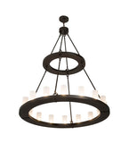 48"W Loxley 16 Lt Chandelier