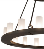 48"W Loxley 16 Lt Chandelier