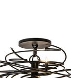 79"W Cyclone 36 Lt Contemporary Chandelier