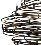 79"W Cyclone 36 Lt Contemporary Chandelier