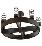 48"W Molle Cilindro 8 Lt Contemporary Chandelier