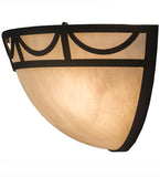 18"W Carousel Contemporary Wall Sconce