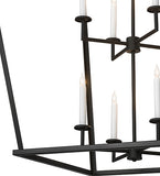 36"Sq Kitzi Tapered Modern Pendant