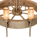 36"W Mansfield 8 Lt Chandelier