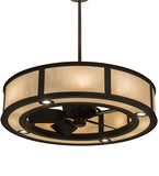 45"W Smythe Craftsman Chandel-Air Fan