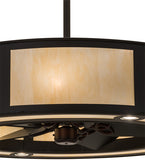 45"W Smythe Craftsman Chandel-Air Fan