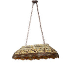 40"L Tiffany Hanginghead Dragonfly Island/Billiard Pendant