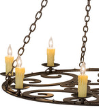 42"W Ashley 8 Lt Victorian Chandelier
