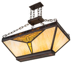 48"L Nuevo Mission Oblong Inverted Pendant