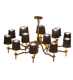 52"W Toby 15 Lt Victorian Chandelier
