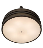 36"W Nolan Modern Semi-Flush Mount