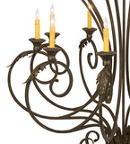 48"W Josephine 10 Lt Victorian Chandelier