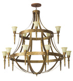 72"W Pontoise 15 LT Chandelier