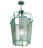 22"W Citadel Contemporary Rustic Lodge Pendant