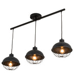 42"L Nautical Dome 3 Lt Oblong Pendant