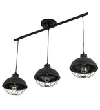 42"L Nautical Dome 3 Lt Oblong Pendant