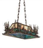 35"L Moose at Dusk Wildlife Island/Billiard Pendant