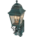 9"W Arnette Lantern Victorian Outdoor Wall Sconce
