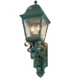 9"W Arnette Lantern Victorian Outdoor Wall Sconce