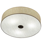 36"W Cilindro Textrene Contemporary Flush Mount
