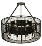 30"W Paloma Golpe 36 Lt Industrial Pendant