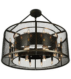 30"W Paloma Golpe 36 Lt Industrial Pendant