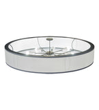 48"W Cilindro Textrene Traditional Flush Mount
