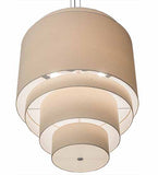 31"W Cilindro 5 Tier Textrene Modern Pendant