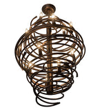 20"W Cyclone 13 Lt Contemporary Chandelier