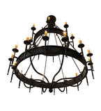72"W Marta 24 Lt Two Tier Chandelier