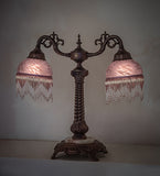 20"H Roussillon 2 Arm Table Lamp