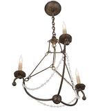 22"W Kaitlynn 3 Lt Victorian Chandelier