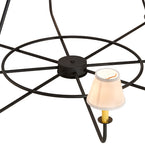 60"W Brach Ring 8 Lt Contemporary Chandelier