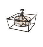 36"Sq Kitzi Cilindro Contemporary Pendant