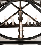 36"Sq Kitzi Cilindro Contemporary Pendant