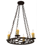 20"W Ashley 4 Lt Chandelier