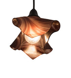 10"W Handkerchief Chambord Swirl Pendant