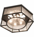 36"W Chauncey Contemporary Flushmount