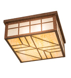 19"Sq Santa Fe Southwest Flush Mount