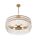 35"W Corsica Contemporary Glam Chandelier
