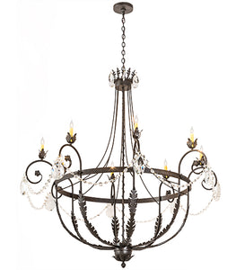 58"W Antonia 8 Lt Chandelier