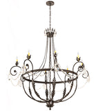 58"W Antonia 8 Lt Chandelier