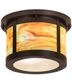 14"W Craftsman Flushmount