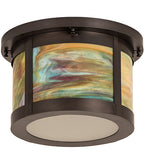 14"W Craftsman Flushmount