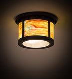 14"W Craftsman Flushmount