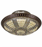 45"W Fleur-de-lis Flush Mount