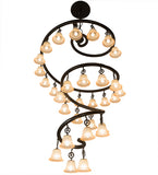60"W Zikloi 30 Lt Chandelier
