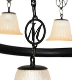 60"W Zikloi 30 Lt Chandelier