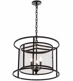 22"W Kitzi Cilindro Contemporary Pendant