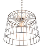 23"W Cilindro Golpe Industrial Pendant